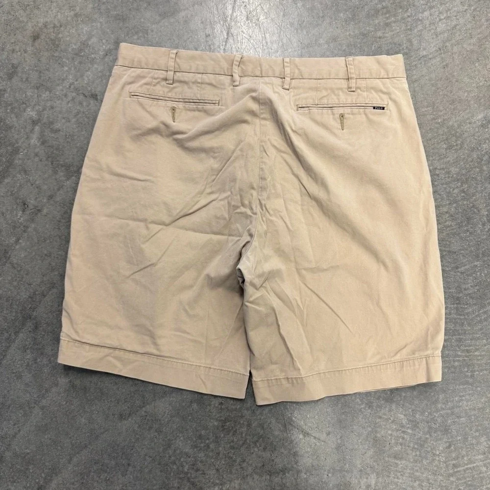 Polo Ralph Lauren Chino Shorts Tan Earthtone Preppy Old Money 34'